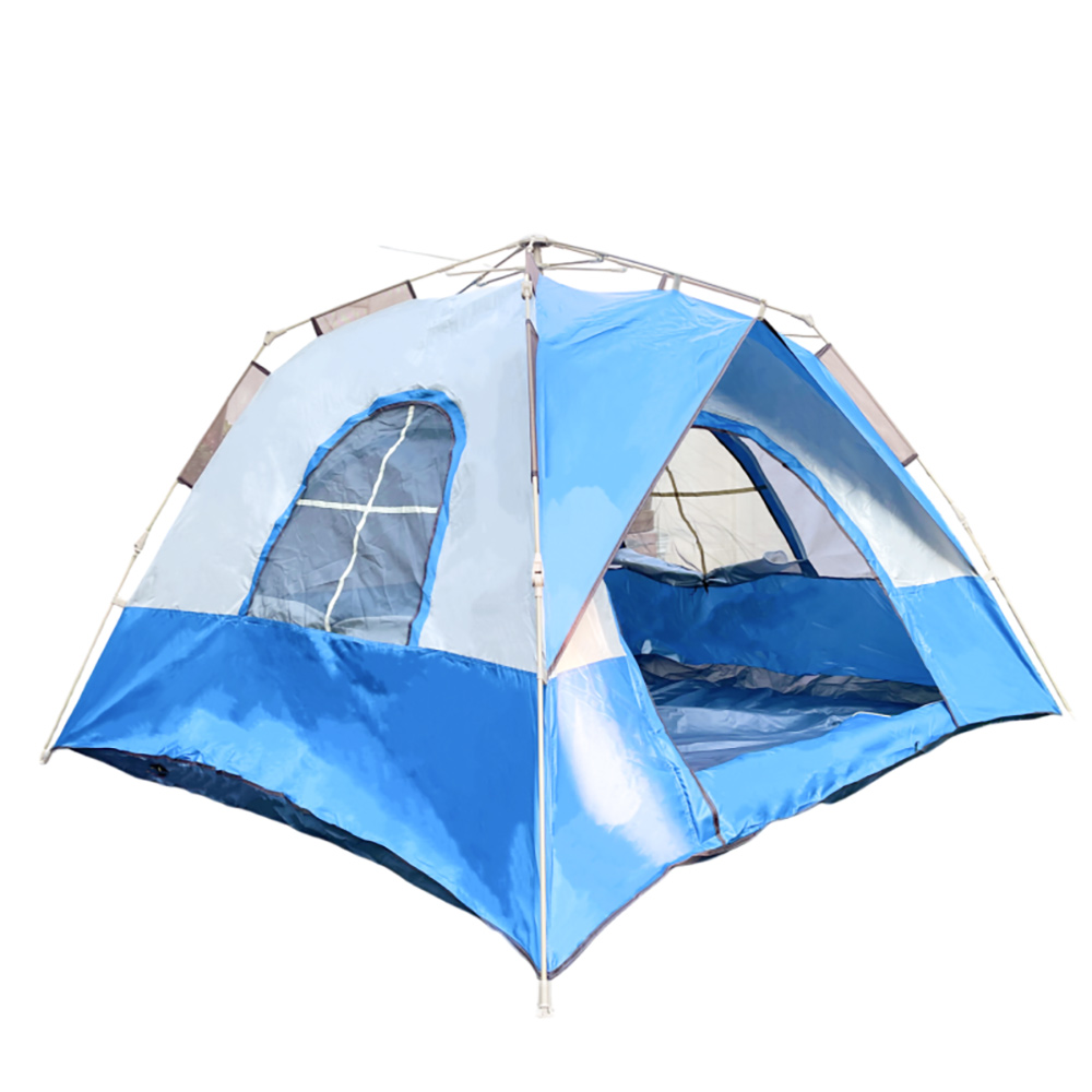 2.2*2.2 double color curved tent 2.2*2.2 curved lake blue with white tent