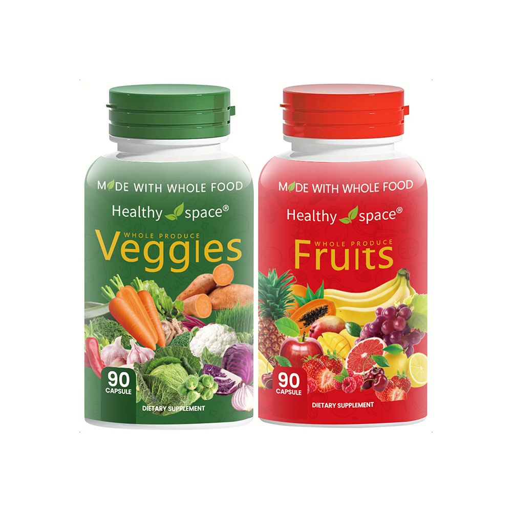 Fruit and vegetable capsule set