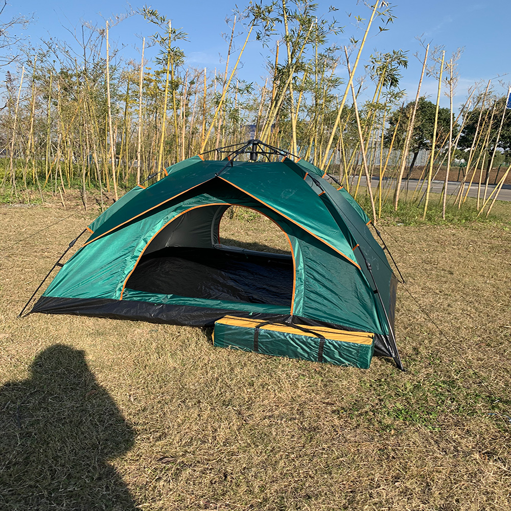 2*2.2 double-layer tents 2*2 double-layer dark green tents