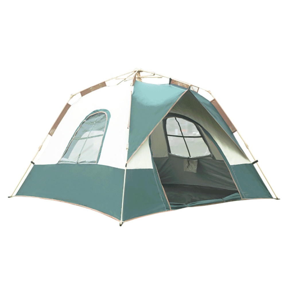 2.2*2.2 double color curved tent 2.2*2.2 curved dark green with white tent