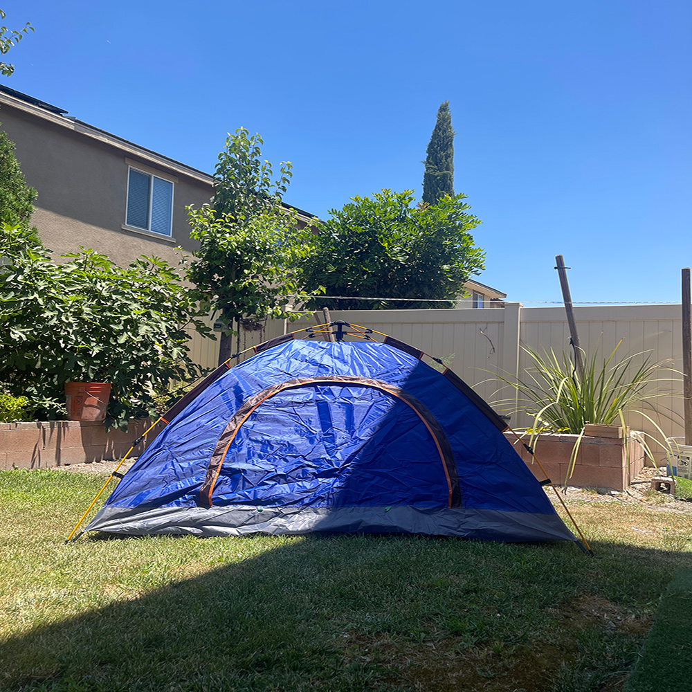 2*2 single automatic royal blue tent