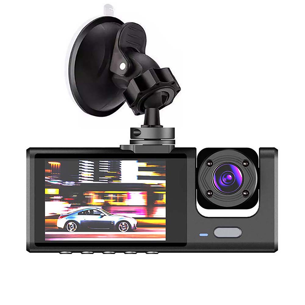 Dash Camera For Car, Security Camera, Dash Cam Mini Car Recorder 2 Inch Screen Front And Inside Dual Car Cameras 1080P With WDR, Night Vision, G-Sensor Auto Lock, Loop Recording With 32GB Card Front + Cabin +32GB