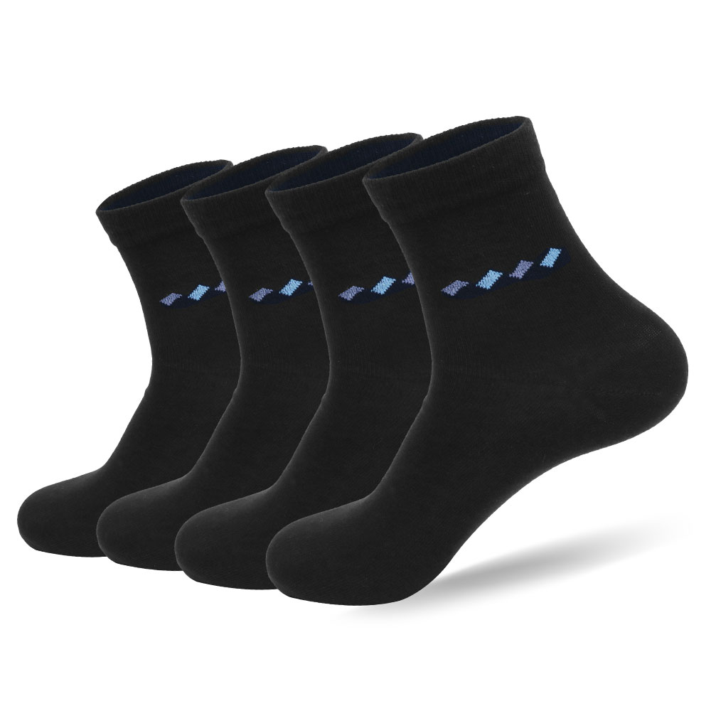 Socks are versatile and fashionable. Men's sports spring and autumn new models are full of basketball socks Black / 26-6-28