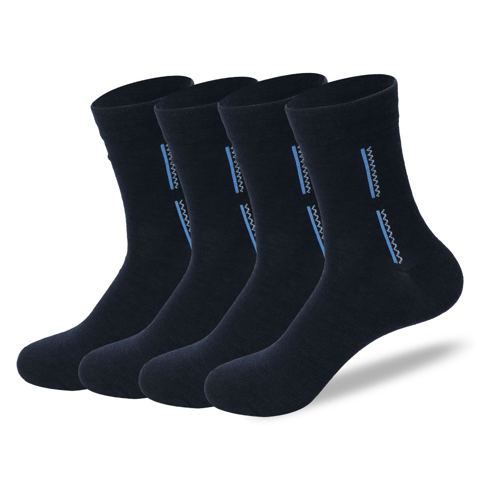 0 - Black men's mid-tube sports socks for summer, thin, breathable, versatile and durable Black / 26-6-28