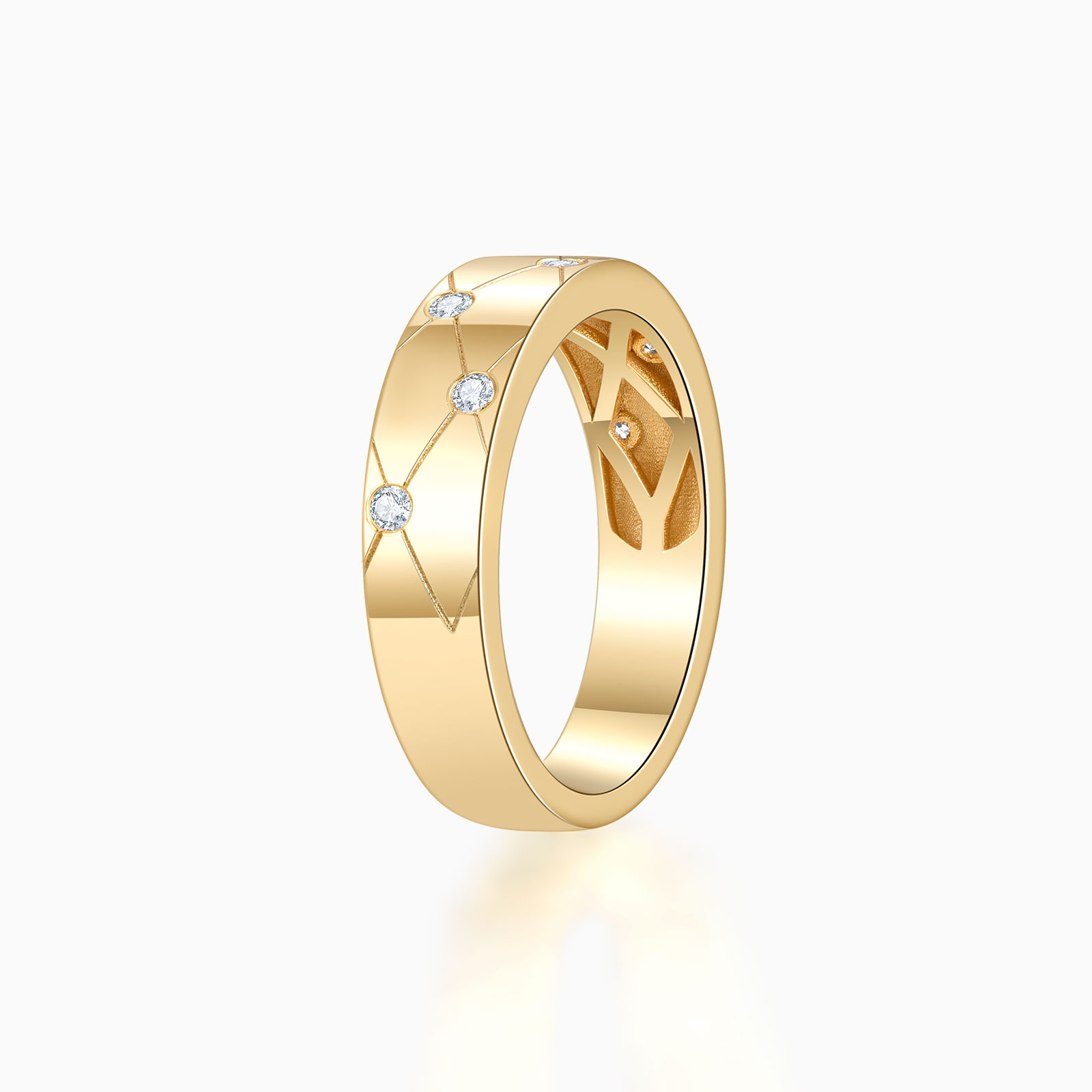 Moissanite Stackable Rings for Women | 925 Sterling Silver 14K Gold Plated Wedding Engagement Promise Eternity band Non Tarnish 